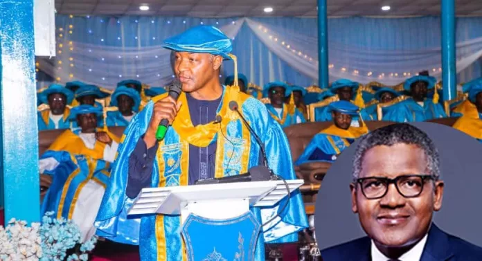 Aliko Dangote At 38th BUK Convocation