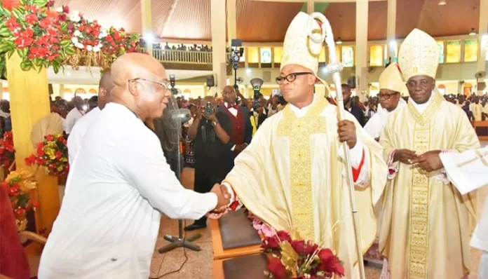 Hope Uzodimma and Auxiliary Bishop of Orlu Catholic Diocese.