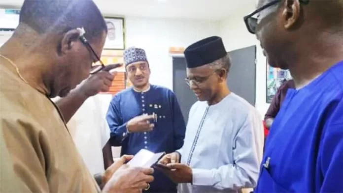 Mallam Nasir El Rufai at SDP secretariat