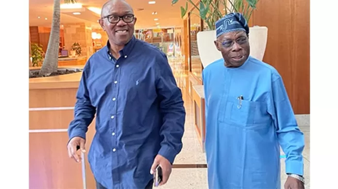Peter Obi and Olusegun Obasanjo Peter Obi and Olusegun Obasanjo