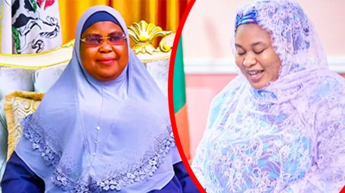 Two wives of Governor Idris -Hajiya Zainab Nasare and Hajiya Nafisa Nasir Idris