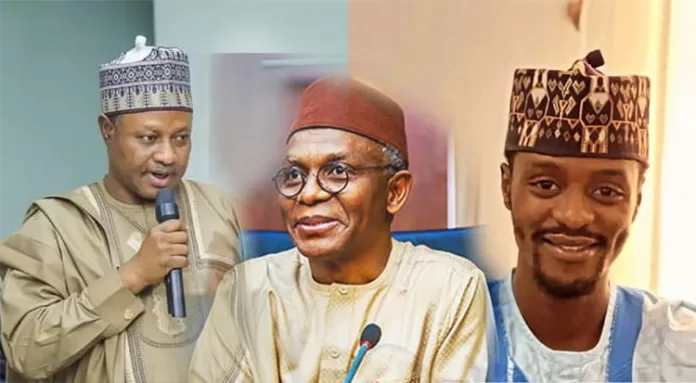 Uba Sani and Bashir El-Rufai and his Father Uba Sani and Bashir El-Rufai and his Father
