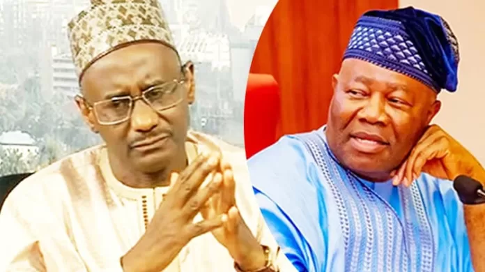 Usman Yusuph and Godswill Akpabio Usman Yusuph and Godswill Akpabio