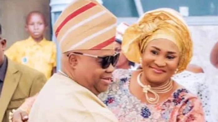 Ademola Adeleke and his wife Titilola