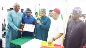 Agboola Ajayi Gets Certificate Of Return