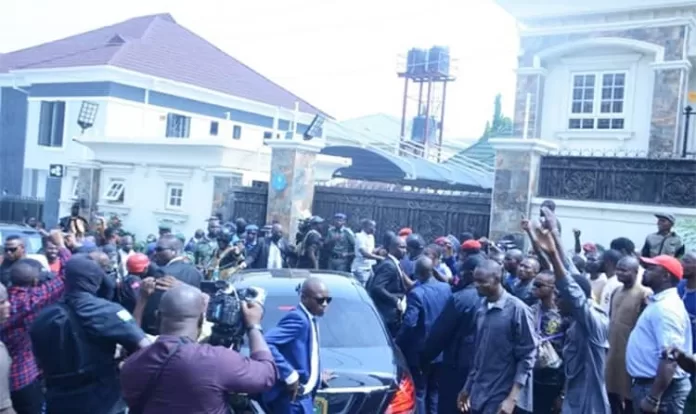 Ododo Visits Yahaya Bello House in Abuja