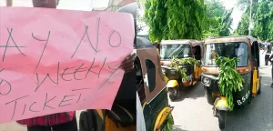 Abia Tricycles Protest