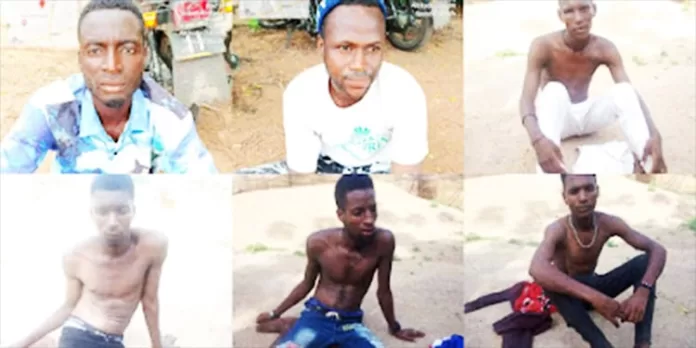 Arrested Bandits By Soldiers in Taraba