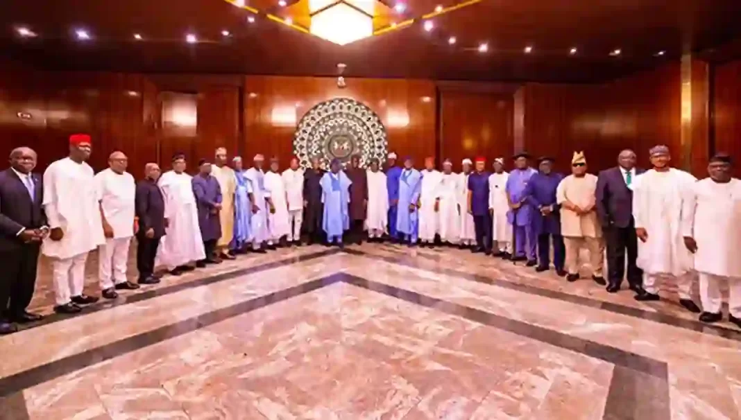 Bola Tinubu With State Governors