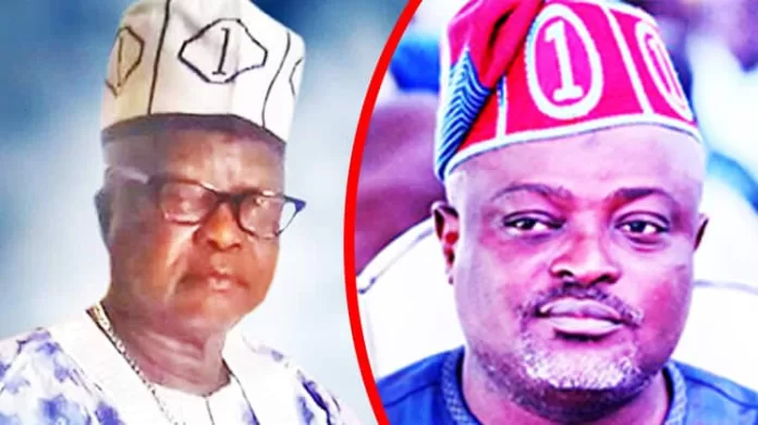 Mudashiru Obasa and His Father
