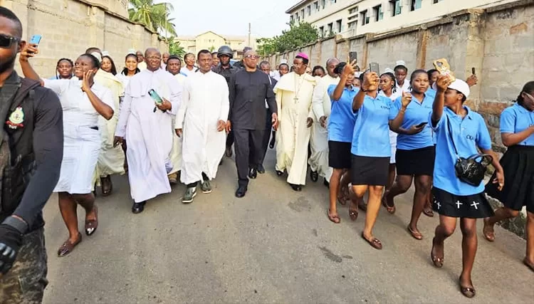 Peter Obi at College of Nursing Sciences2