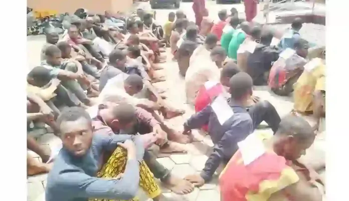 Crime Suspects Arrested by Amotekun