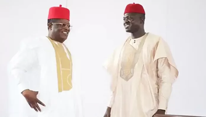 Dave Umahi and Francis Nwifuru Dave Umahi and Francis Nwifuru
