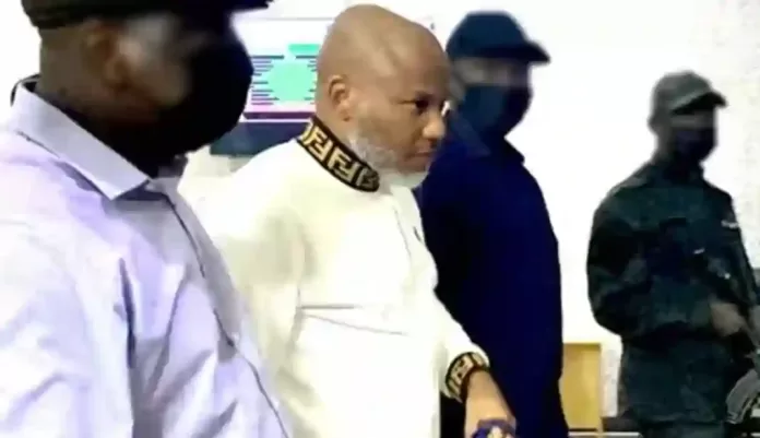 Nnamdi Kanu in Court