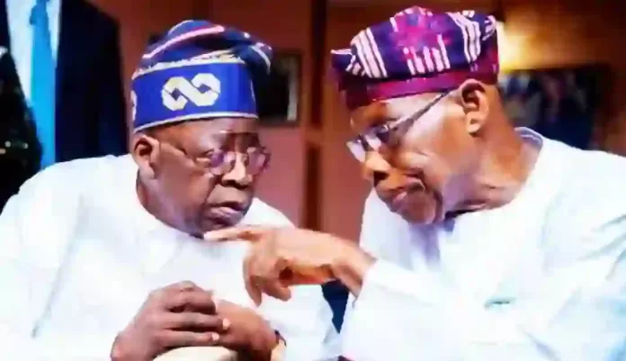 Olusegun Obasanjo and Bola Tinubu