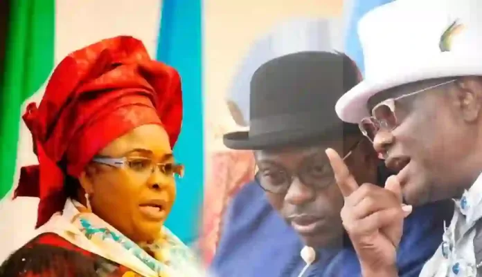 Patience Jonathan and Fubara and Wike Patience Jonathan and Fubara and Wike