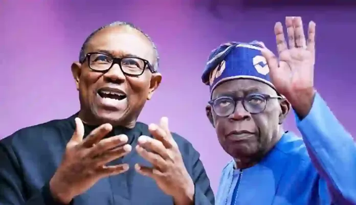 Peter Obi and Bola Tinubu