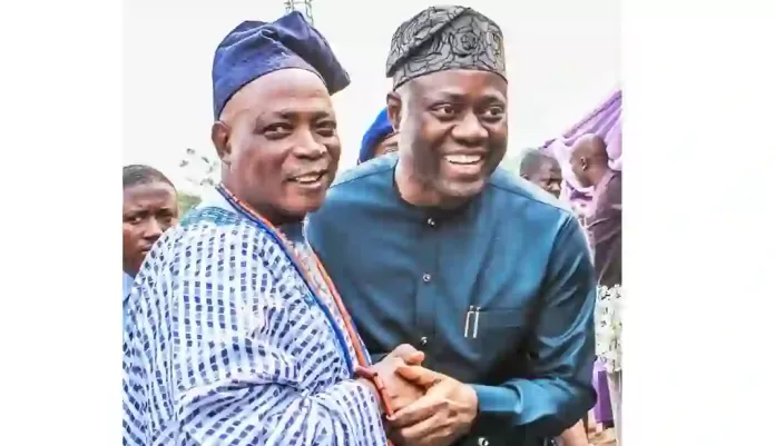Rashidi Ladoja and Seyi Makinde