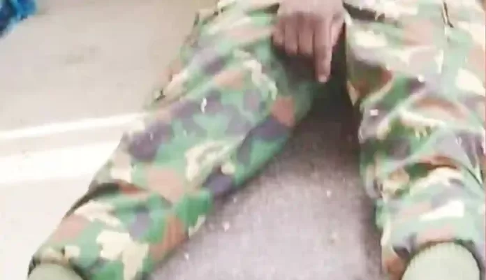 Sergeant Major CSM Vitalis shoot himself