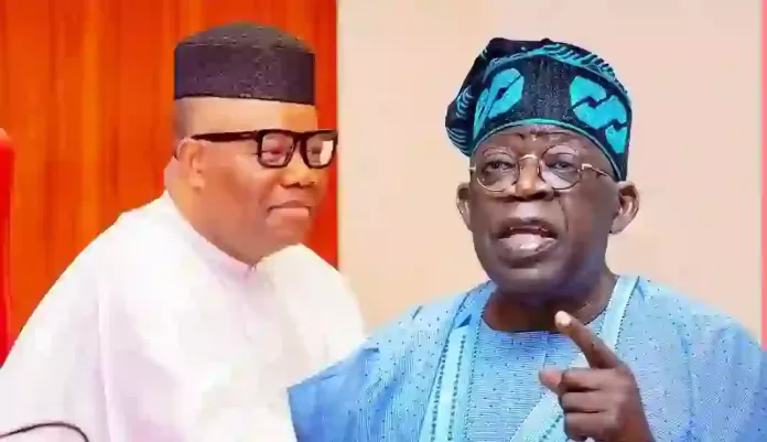 Bola Tinubu and Godswill Akpabio