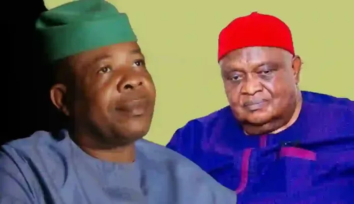 Emeka Ihedioha and Emmanuel Iwuanyanwu Emeka Ihedioha and Emmanuel Iwuanyanwu
