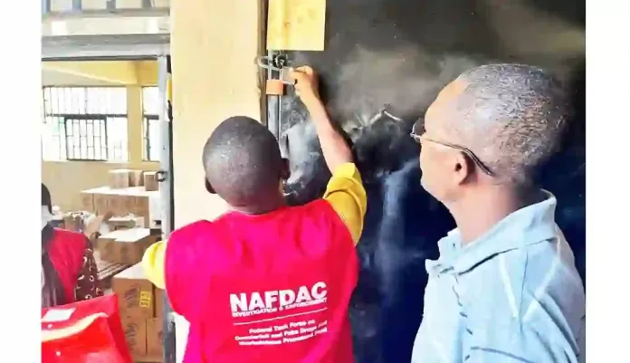 NAFDAC at Ogbete Market Enugu