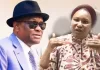 Wike To Senator Kingibe: “People Have Made Up Their Minds That You’ve Failed” Nyesom Wike and Ireti Heebah Kingibe