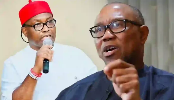 Senator Ifeanyi Ubah and Peter Obi Senator Ifeanyi Ubah and Peter Obi