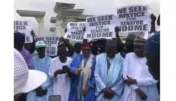 Senator Ndume Constituency Protest