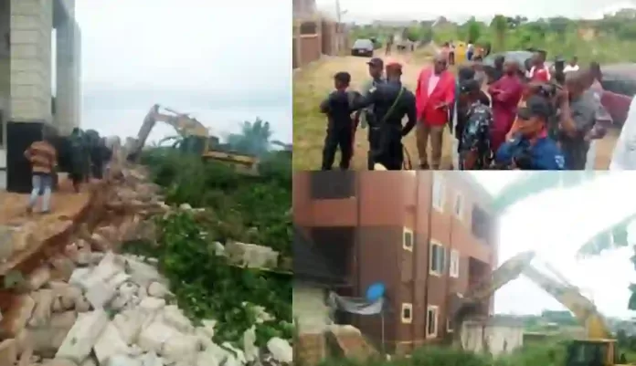 Demolition Of Structures On Illegally Acquired Public Schools Land in Abia State