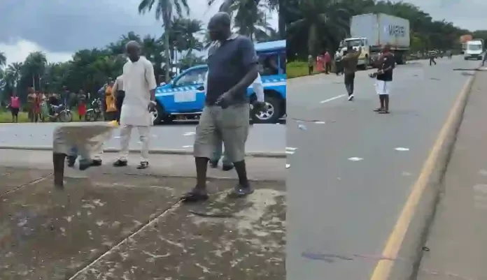 Enugu-Port Harcourt Express Way Road Accident Enugu-Port Harcourt Express Way Road Accident