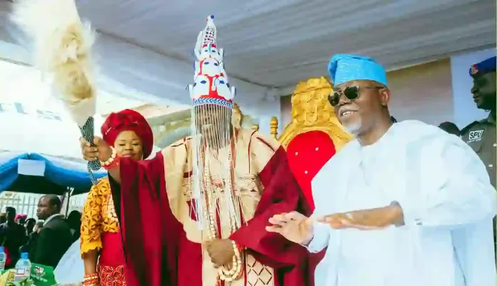 Governor Lucky Aiyedatiwa and AiAjana Afa-Okeagbe Akoko