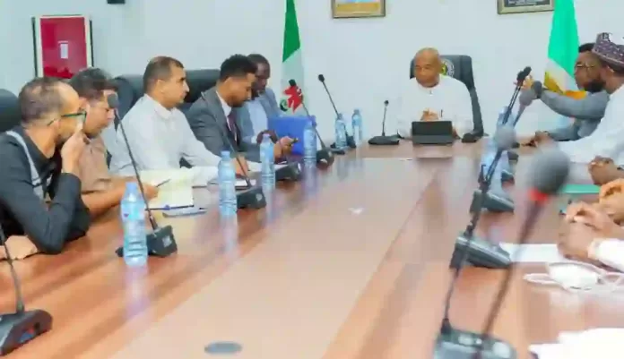 Hope Uzodimma and Niger Delta Power Holding Company Meet