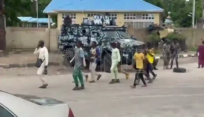 Protesters in Kano