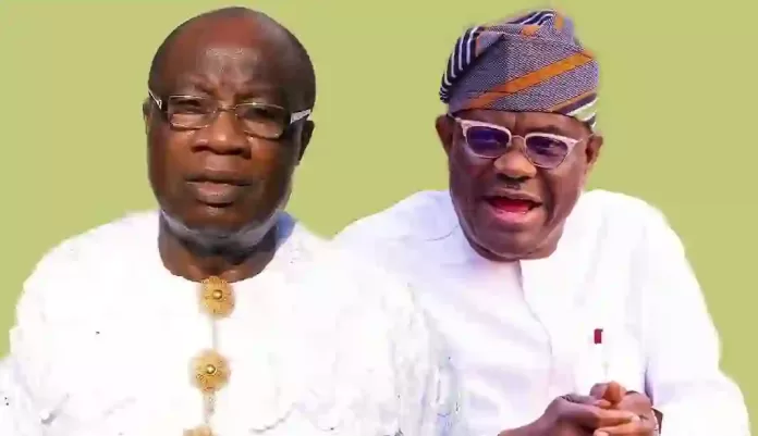 Chief Rufus Ada George and Nyesom Wike Chief Rufus Ada George and Nyesom Wike