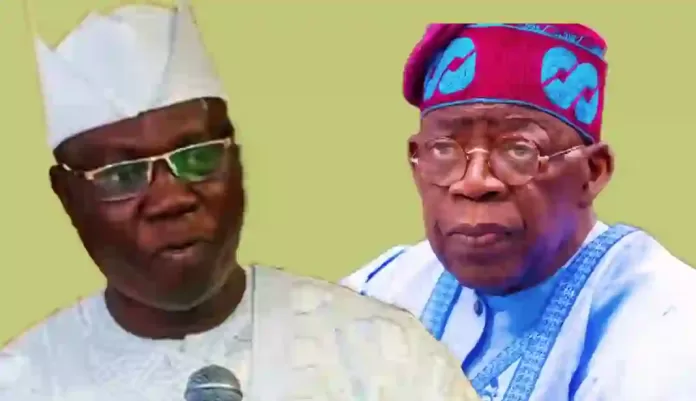 Gani Adams and Bola Tinubu