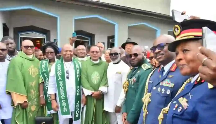 Governor Hope Uzodimma at Independence Day Governor Hope Uzodimma at Independence Day
