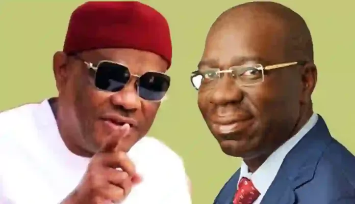 Nyesom Wike and Godwin Obaseki Nyesom Wike and Godwin Obaseki