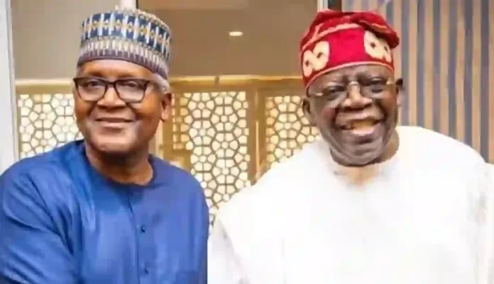 Dangote and Tinubu