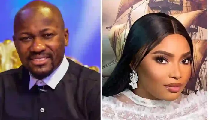 Halima Abubakar and Apostle Johnson Suleiman