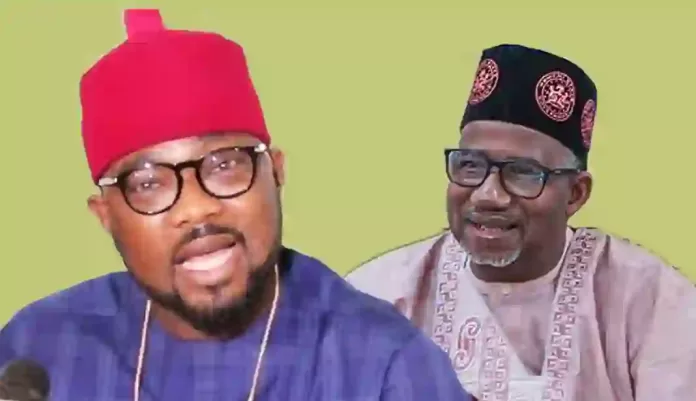 Ikenga Ugochinyere and Governor Bala Mohammed
