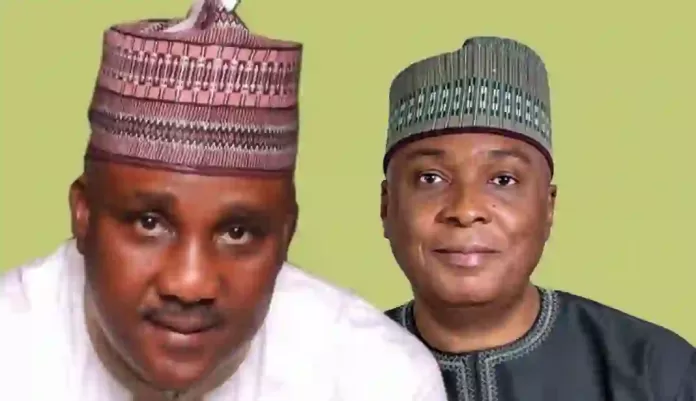 Tajudeen Abbas and Bukola Saraki