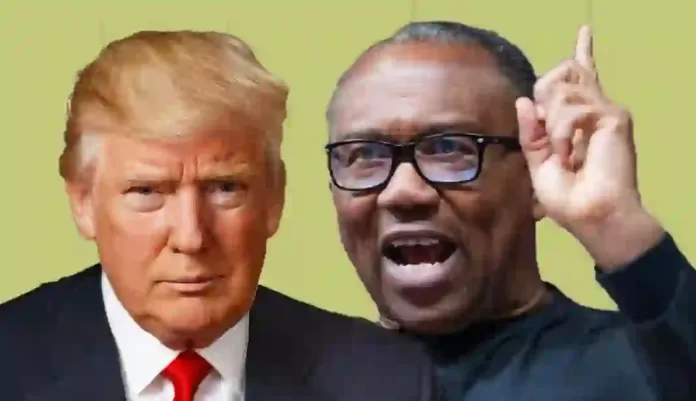 Donald Trump and Peter Obi Donald Trump and Peter Obi