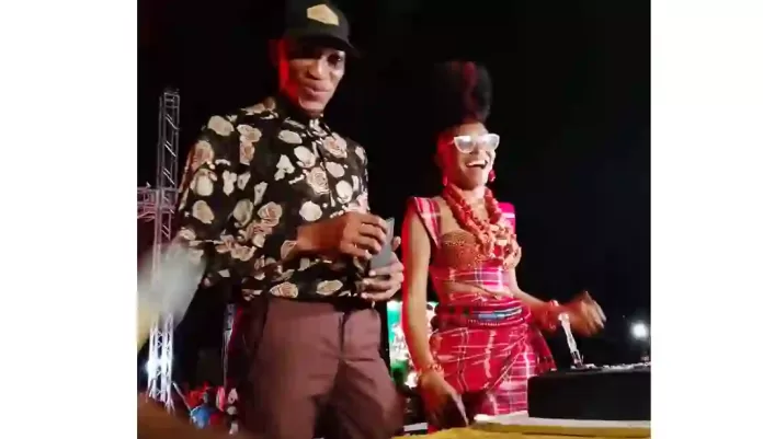 Emeka Mandela Ukegbu with DJWyse