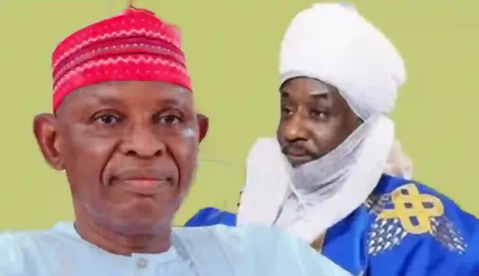 Governor Abba Kabir Yusuf and Emir Sanusi Lamido Sanusi