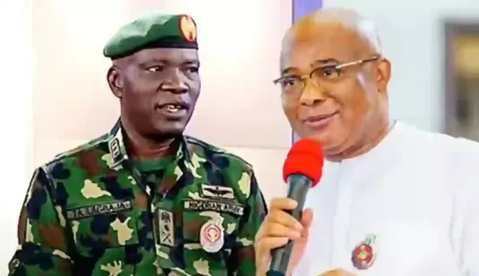Hope Uzodimma and Lt Gen Taoreed Lagbaja Hope Uzodimma and Lt Gen Taoreed Lagbaja