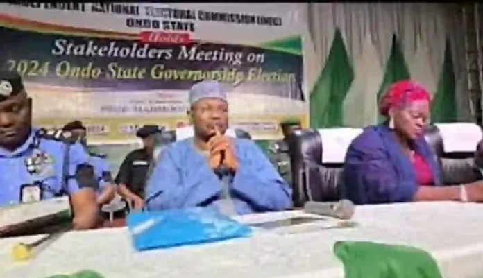 INEC Ondo Election Stakeholders Meeting