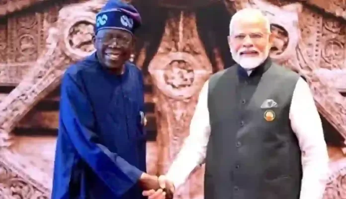 Indian PM Modi and Bola Tinubu