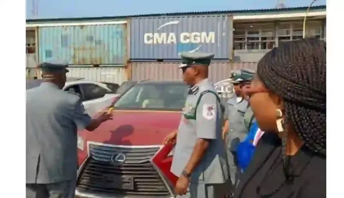Nigerian Customs Hands Over Stolen Vehicles To Canada