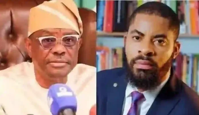 Nyesom Wike and Deji Adeyanju